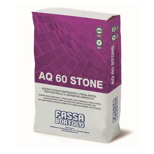 シーリングモルタル接着剤 - AQ 60 STONE - Fassa Bortolo - タイル用 / セメント / 急結