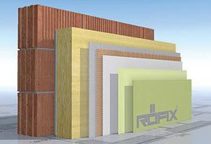 断熱材 - RÖFIX FIRESTOP 034 - IBS Distribution - ロックウール製 / パネル / 外断熱用（ITE）