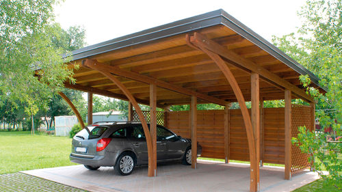 業務用カーポート - ROOFCAR - GreenDesign - 木製