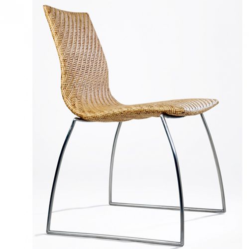 現代風ダイニングルーム用チェア - CHAYAKOM : J07CH-0004 - Corner 43 Decor - 屋内用 / 籐製 / アルミニウム