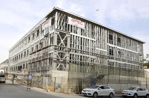 プレハブ建物 - ISTANBUL UNIVERSITY CERRAHPASA MEDICAL SCHOOL AND HOSPITAL - APEC Smart Steel Structures - コンクリート製 / スチール製 / 鉄骨骨組み