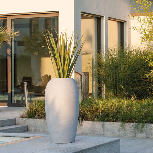 回転鋳型ポリエチレン製植木鉢 - STORUS V - Degardo GmbH - 円形 / 照明付き / 家庭用