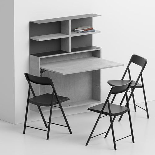 壁取り付け式デスク - BUREAU - pezzani home collection - 2~4人用 / 現代風 / ラミネート
