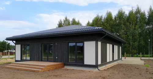 プレハブ家 - CLOUDBERRY - Nordic Homes - エコ / 現代風 / 一階建て