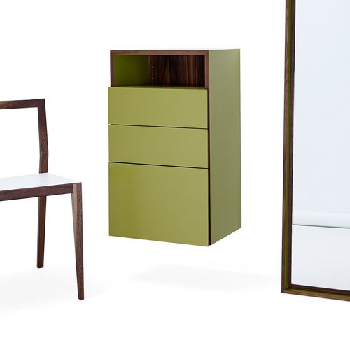 現代風玄関キャビネット - M1250 - MINT Furniture - 壁取り付け式 / オーク材 / トネリコ材
