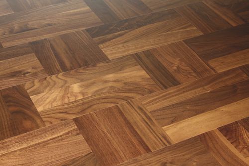 複合フローリング - WEAVE BASKET: WALNUT NATURAL LACQUER - TEKA Parquet - ウォールナット / ラッカー仕上げ / 釘付け