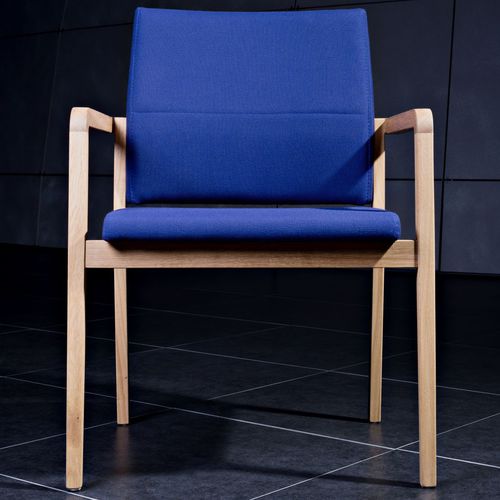 現代風来客用椅子 - MENDEL - AMOS DESIGN - 屋内用 / ブナ材製 / 無垢材