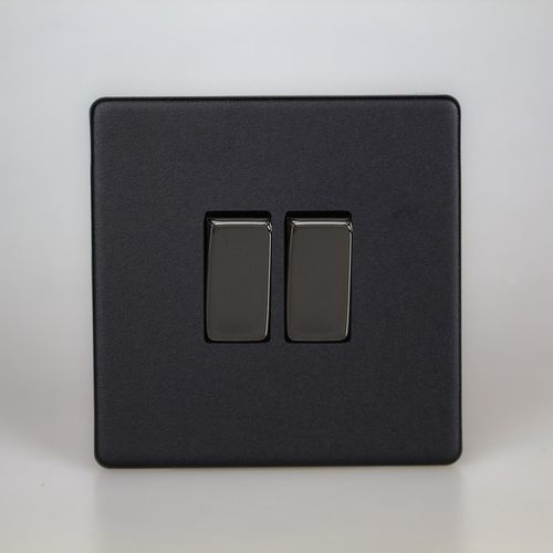 ロッカースイッチ - NMT-RS2 - ALSO & CO - 埋め込み式 / ダブル / 金属製