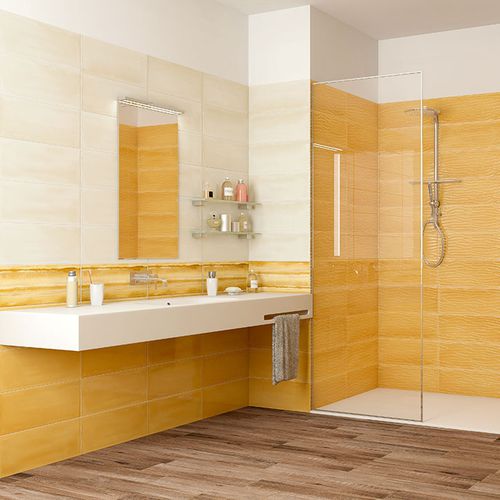 セラミック製タイル - CARIBE - Paul & Co Ceramiche - バスルーム用 / 壁面 / 長方形