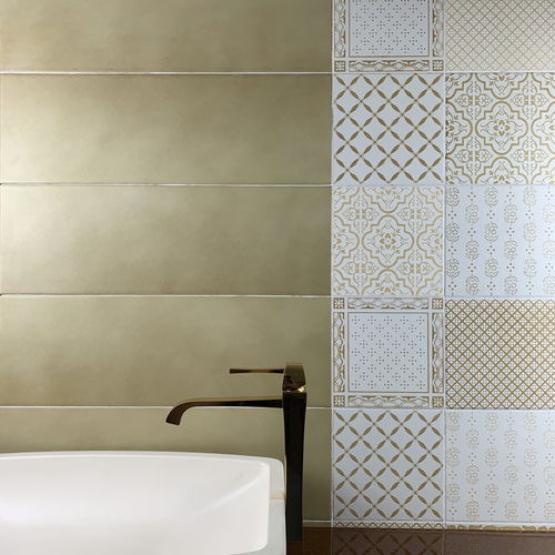 セラミック製タイル - WONDER W360 - Wonder's Patch W300 WP Beige - AcquarioDue - エンボス加工 / 屋内用 / バスルーム用