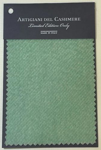 インテリアデザイン用生地 - ACQUA GREEN - ARTIGIANI DEL CASHMERE - 毛布用 / ブランケット用 / 無地