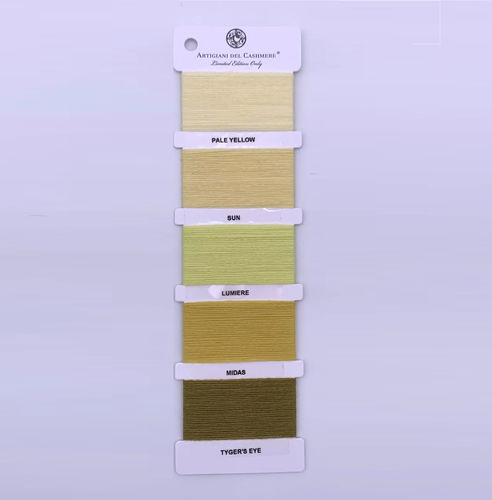 ブランケット用生地 - YELLOW YARNS - ARTIGIANI DEL CASHMERE - 毛布用 / インテリアデザイン用 / 無地