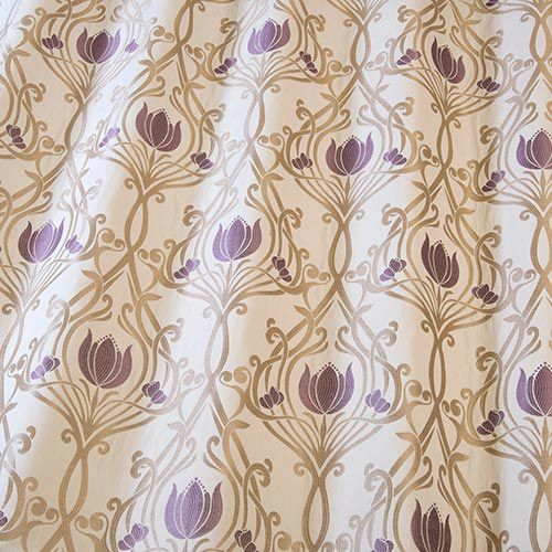 張り地 - AMETHYST SERPENTINE - Loome Fabrics - カーテン用 / 花柄 / ポリエステル製