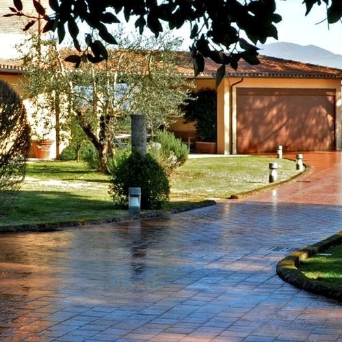 クオーツ舗装 - MASSELLO ETRUSCO - Giulioli Pavimenti - 玄武岩 / セメント / 屋外用