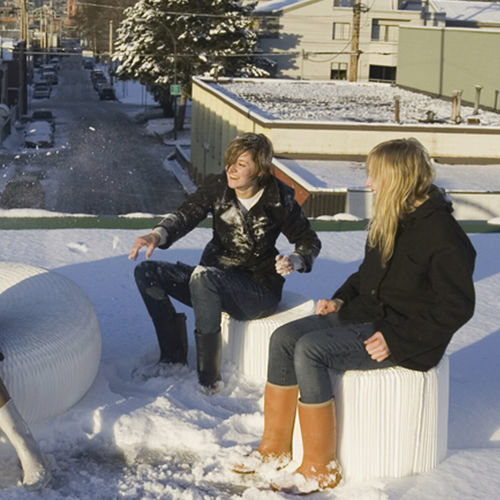 現代風スツール - MOLO SOFTSEATING - Okko Design AB - テキスタイル