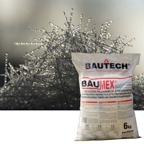 ポリマー強化ファイバー - BAUMEX® - BAUTECH - コンクリート用