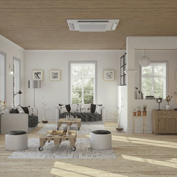 天井取付けエアコン - AC052RN4DKG/EU - Samsung UK - スプリット システム / 住居用 / 商業用