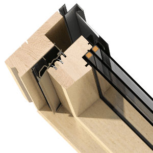再生木材製窓用形材 - SOLID+ - okpol - 断熱