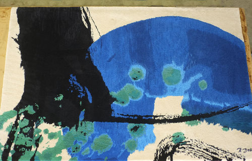 現代風絨毯 - GREEN SPOTS - MANUFACTURE DE TAPIS DE BOURGOGNE - 柄付き / ウール製 / 長方形