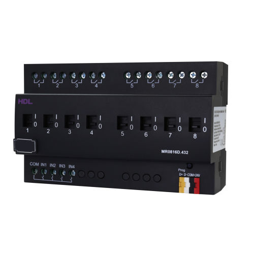 ホームオートメーション整流アクチュエータ - HDL-MR0816D.432 - HDL Automation Co., Ltd - DINレール / 家庭用 / 業務用