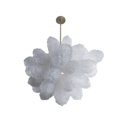 現代風シャンデリア - IQ2056 CORAL CLUSTER - Alan Mizrahi Lighting - ガラス製 / 金属製 / 電球4個