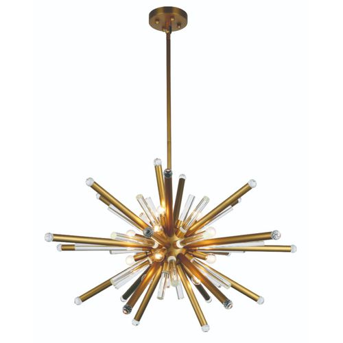 現代風シャンデリア - IQ2163 SPUTNIK GLAM - Alan Mizrahi Lighting - クリスタル製 / 金属製 / 業務用