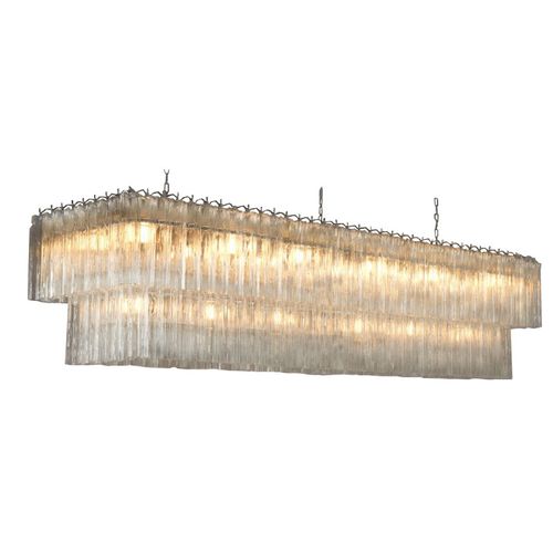 アール ヌーヴォーシャンデリア - WM518 LYMINGTON - Alan Mizrahi Lighting - 金属製 / ガラス製 / 電球12個