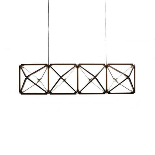 現代風シャンデリア - KA1817 4X TRUSS - Alan Mizrahi Lighting - 真ちゅう製 / 業務用 / 幾何学