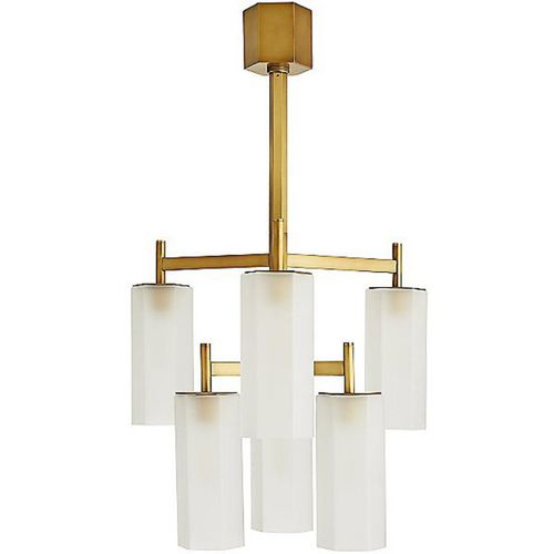 伝統的シャンデリア - JR1995 SOLOMAN - Alan Mizrahi Lighting - ガラス製 / スチール製 / 電球6個