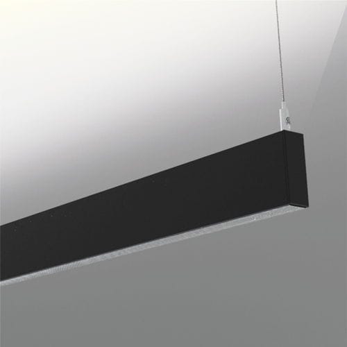 吊り下げ式照明器具 - ORIS SLIM PRO D/I MICROPRISMATIC - Brilumen - LED / 直線型 / IP40