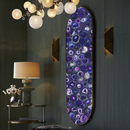 壁取り付け式装飾パネル - Agate Purple 1 - Efesus Stone - 屋内用 / 半貴石製 / 家庭用