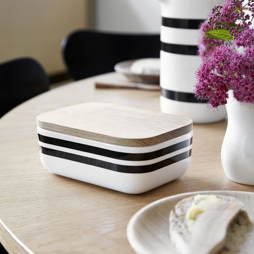 木製バター入れ - OMAGGIO - Kahler Design - セラミック製