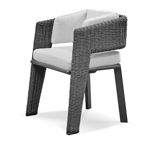 現代風ダイニングルーム用チェア - GALEA - LUXXU MODERN DESIGN & LIVING - 屋外用 / 布製 / 合成繊維製