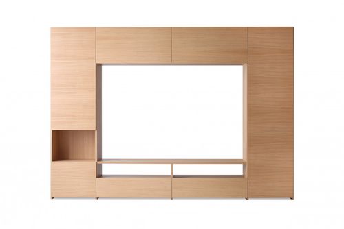 現代風テレビ用壁面ユニット - OTTO  - HEAVENS - オーク材 / ウォールナット