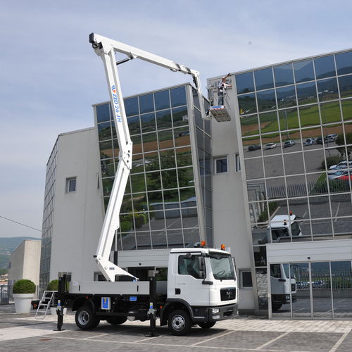工事現場用高所作業車 - ZED 26 JH  - CTE - 屋外用 / トラックへの取り付け可能