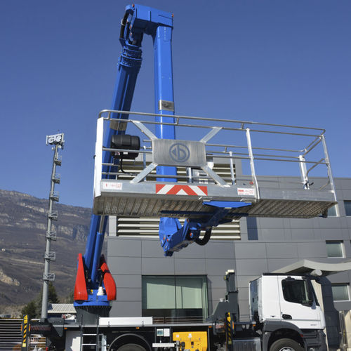 工事現場用高所作業車 - B-LIFT 390 HR  - CTE - 屋外用 / トラックへの取り付け可能