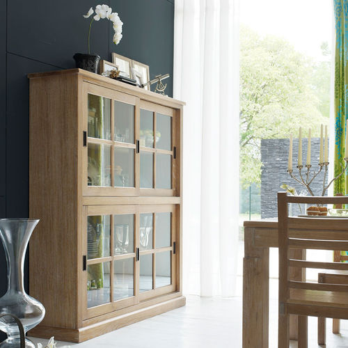 ナラ無垢材 上川木工 バルマン 飾り棚 食器棚 書棚 2段式 ナラ無垢材 上川木工 バルマン 飾り棚 食器棚 書棚 2段式 ナラ無垢材