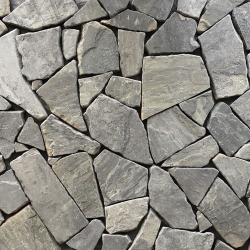 天然石ベニア - FIELDSTONE : CHARCOAL BLACK - Asian Stones