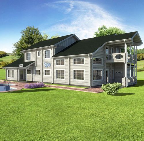 プレハブ建物 - LUXURY : 362 - Artic House - ソリッド ウッド製 / 現代風 / エコ