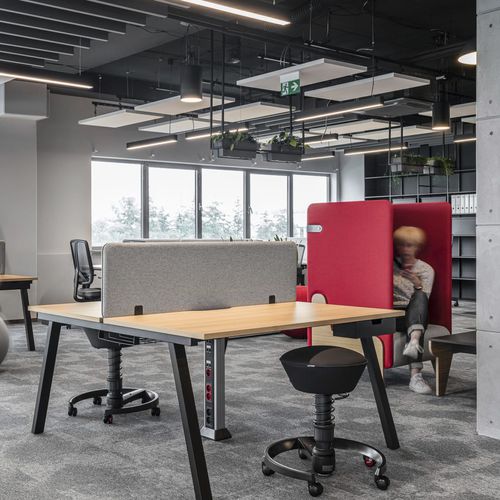 オープンスペース用デスク - FLEXIDO A - Mikomax Smart Office - 北欧デザイン / 木製 / モジュラー式