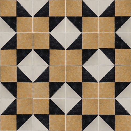 テラコッタタイル - GIALLO ARANCIO : ROND Q - Ceramiche Militello art & design S.R.L - 屋内用 / 壁面 / 地面用