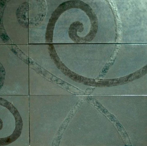 溶岩タイル - BASALTIC : MAIOLICATA ARGENTO COPIA - Ceramiche Militello art & design S.R.L - 屋内用 / 壁面 / 地面用
