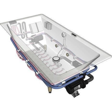 組み込み型浴槽 - AERO-HYDROBAIN - WATERGAME COMPANY - 業務用 / 複合素材 / 現代風
