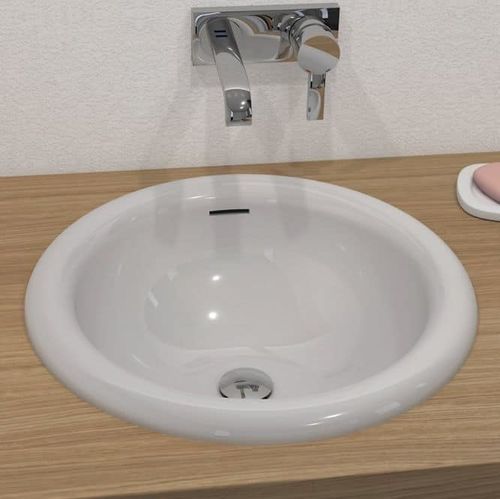 組み込み型洗面器 - CLELIA 1 - WATERGAME COMPANY - 複合材 / マット仕上げ / 高光沢