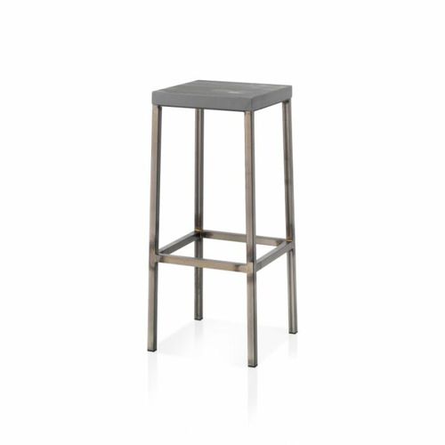 インダストリアルスタイルバー用腰掛け - NELSON  - PF Stile Srl - ウール製 / HPL / スチール脚