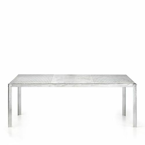 現代風テーブル - Hope Plus/B - PF Stile Srl - スチール製 / スチール脚 / 長方形