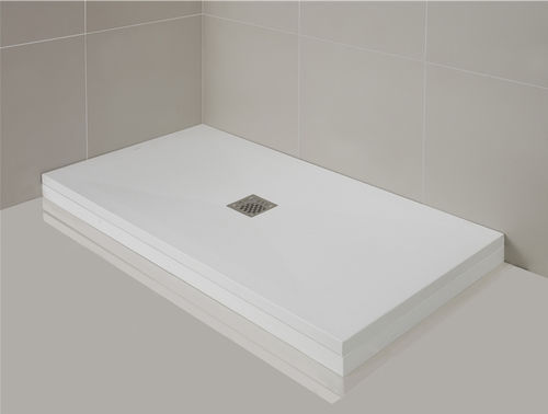 長方形シャワルームの床パネル - ELEVATION PLINTH - mcbath - Moldcom Composites - 高さがある / 石製