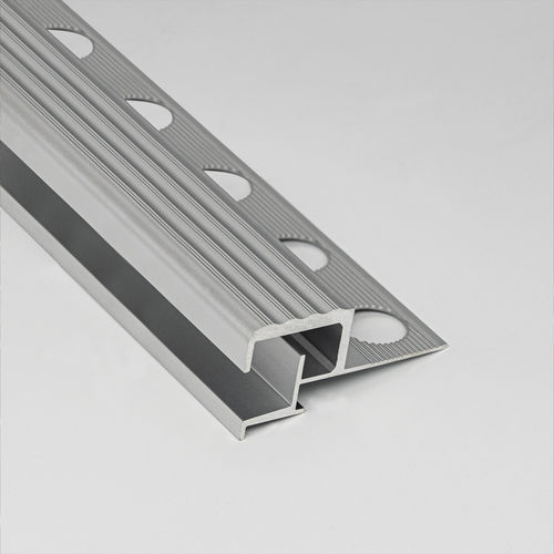 アルマイト処理されたアルミ製階段用段鼻部材 - 21X25 - ALUMACER® - LED プロファイル