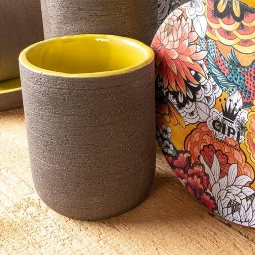 業務用歯ブラシ置き - Index Yellow Mustard - CIPI'