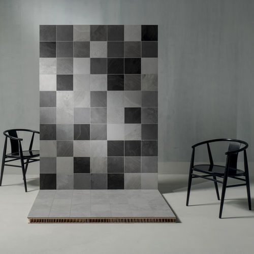 陶磁器タイル - SUPERFICI20 - QUINTESSENZA CERAMICHE - スレート / マット / エンボス加工